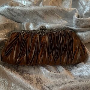 Elegant Brown Clutch Bag